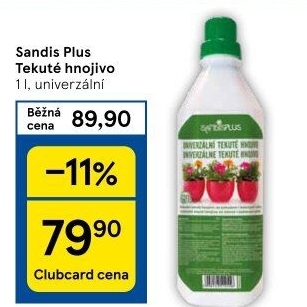 Tekuté univerzální hnojivo Sandis plus