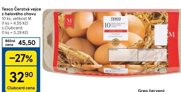 Vejce M Tesco