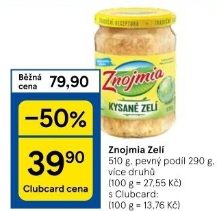 Zelí Znojmia