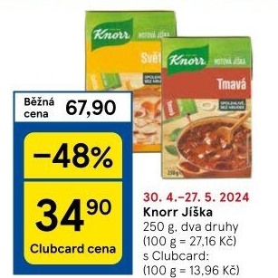 Jíška hotová Knorr