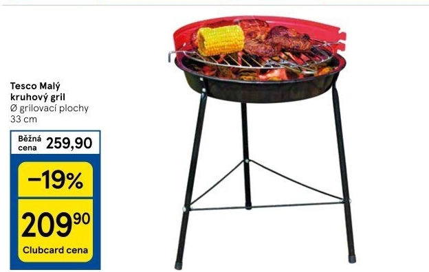 Kulatý gril Tesco