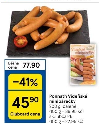Minipárečky vídeňské Ponnath
