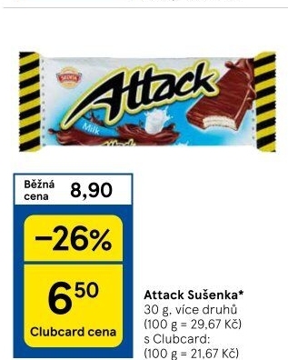 Oplatky Attack Sedita