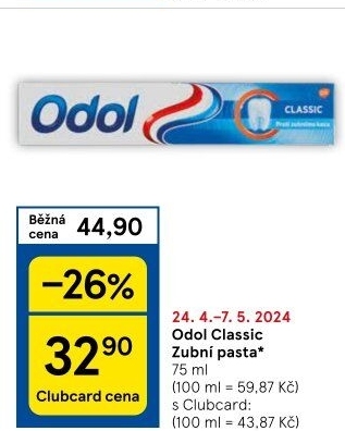 Pasta na zuby Classic Odol