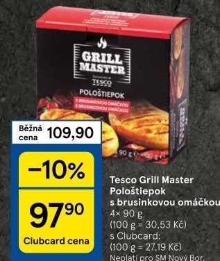 Sýr Pološtiepok na gril Grill Master Tesco