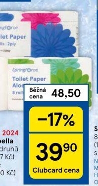 Toaletní papír 2vrstvý Springforce