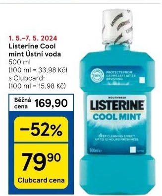 Ústní voda Listerine