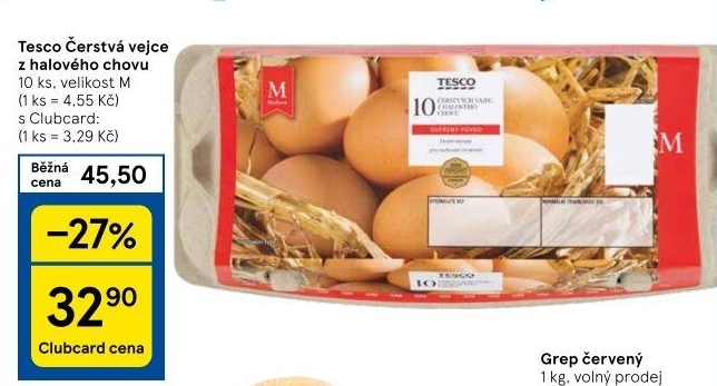 Vejce M Tesco