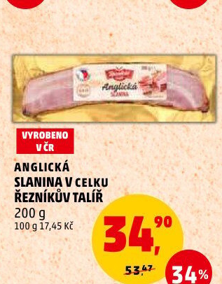Anglická slanina Řezníkův talíř - Penny Market akcniletaky.com