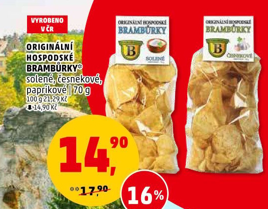 Hospodské brambůrky Bramborárna Zykmund