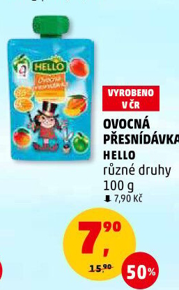 Ovocná kapsička Hello