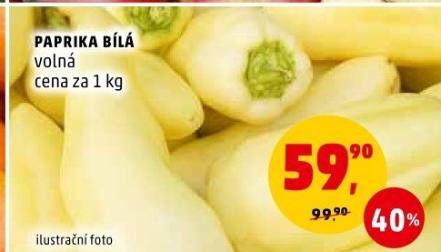 Paprika bílá