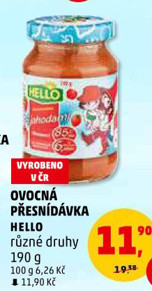 Přesnídávka Hello