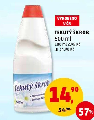 Škrob tekutý