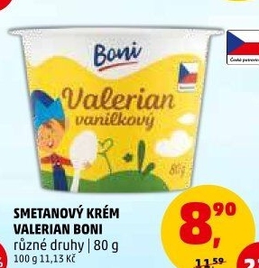 Smetanový krém Valerian Boni