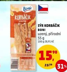 Sýr Korbáčky Boni