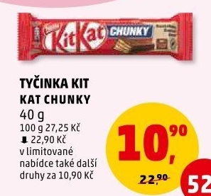 Tyčinka Chunky Kit Kat Nestlé