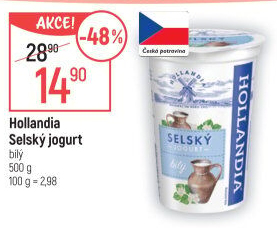 Bílý jogurt selský Hollandia