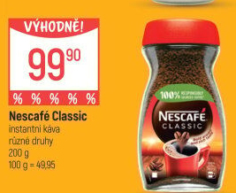 Instantní káva Nescafé Classic