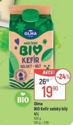 Kefír Selský bio Olma