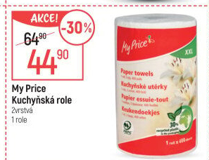 Kuchyňské utěrky 2vrstvé XXL My Price