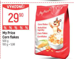 Lupínky cornflakes My Price