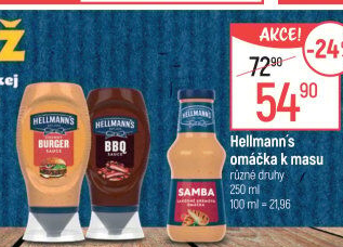 Omáčky k masu Hellmann'
