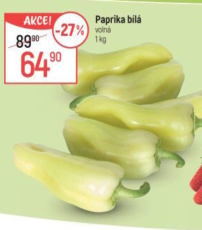 Paprika bílá