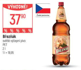 Pivo světlé výčepní 10° Březňák