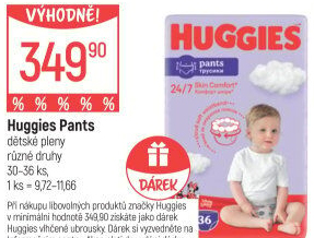 Pleny dětské Huggies Pants