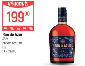 Rum 6YO Panama Ron de Azur