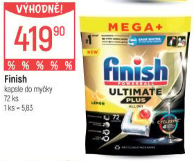 Tablety do myčky Finish Ultimate Plus