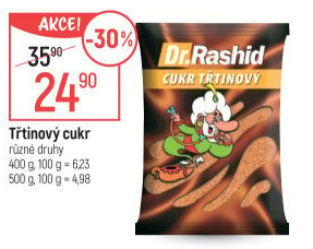 Třtinový cukr Dr. Rashid