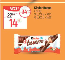 Tyčinka Bueno Kinder