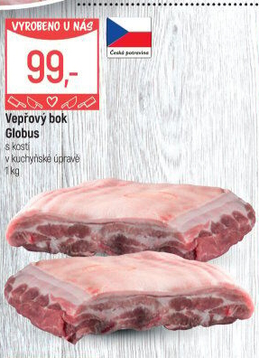 Vepřový bok s kostí Globus