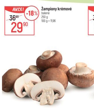 Žampiony krémové Žampionárna IP