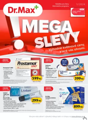 akční leták Dr. Max 1.5.2024-31.5.2024