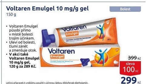 Emulgel proti bolesti Voltaren