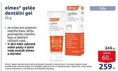 Gel na zuby Gelée Elmex