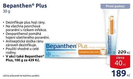 Krém hojivý Bepanthen Plus