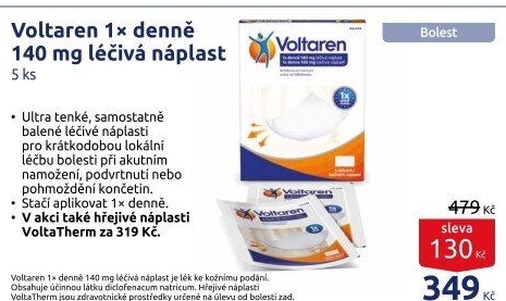Náplasti léčivé Voltaren