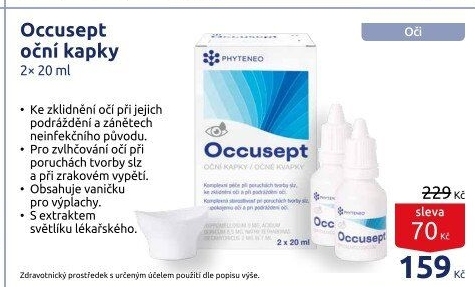 Oční kapky Occusept Phyteneo