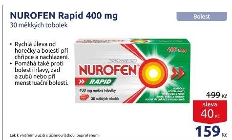 Tablety proti bolesti Nurofen Rapid