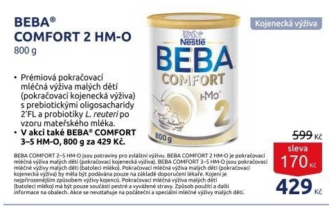 Výživa mléčná Comfort HM-O Beba Nestlé