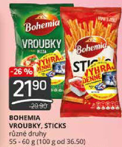 Chipsy Vroubky Bohemia Chips
