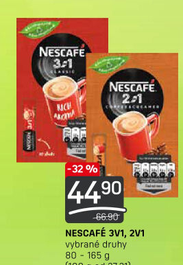Instantní káva porcovaná 3v1 Nescafé