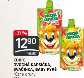 Kapsička ovocná 100% Kubík