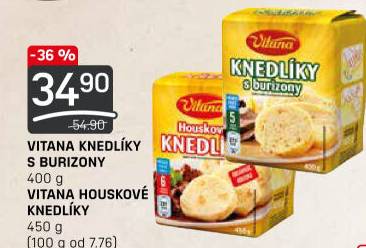 Knedlíky v prášku s burizony Vitana