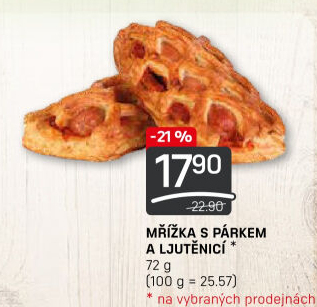 Mřížka s párkem