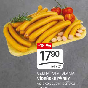 Párky vídeňské Sláma